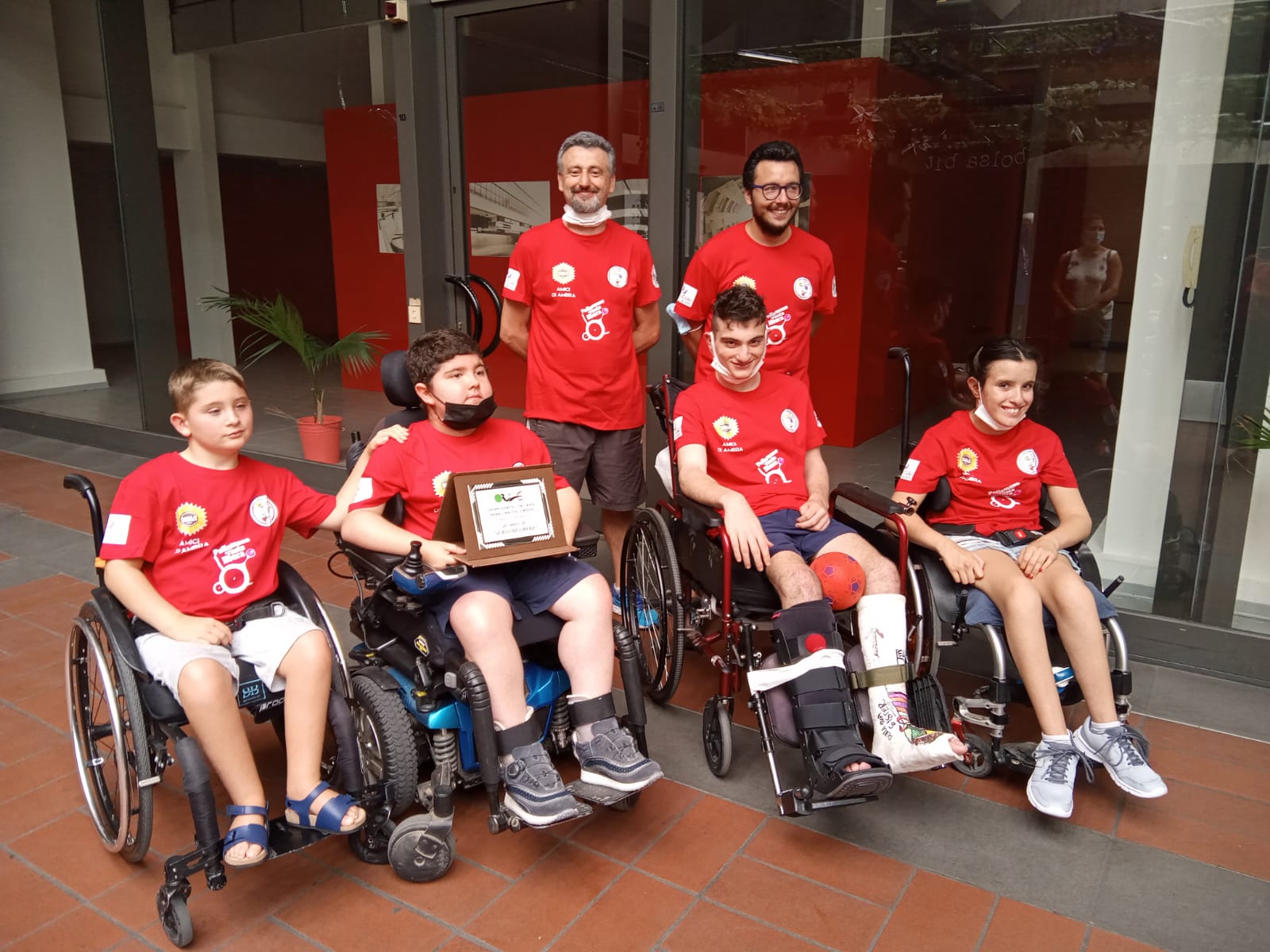 Foto di squadra Pallamano a Ruota Libera